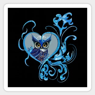 The Most Elegant Birds of Prey the beautiful Fantasy Owl Magnet